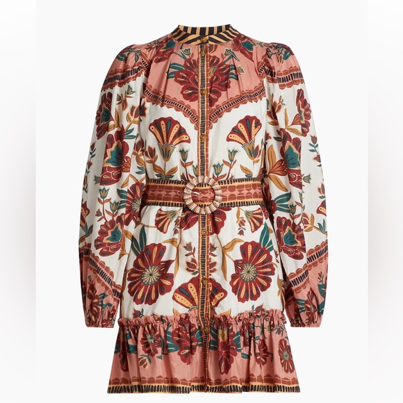 Farm Riad riad floral mini dress - Picture 1 of 6